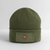 Stay Committed Patch Beanie - olive