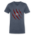Men's V-Neck T-Shirt - heather navy