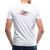 Stay Committed White V-Neck T-Shirt - white