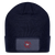 Stay Committed Patch Beanie - navy