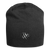 STS Jersey Beanie - Unisex Midweight 5 oz Beanie with 63% Polyester 32% Cotton 5% Spandex for Indoor & Outdoor Use - charcoal grey