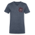 Men's V-Neck T-Shirt - heather navy