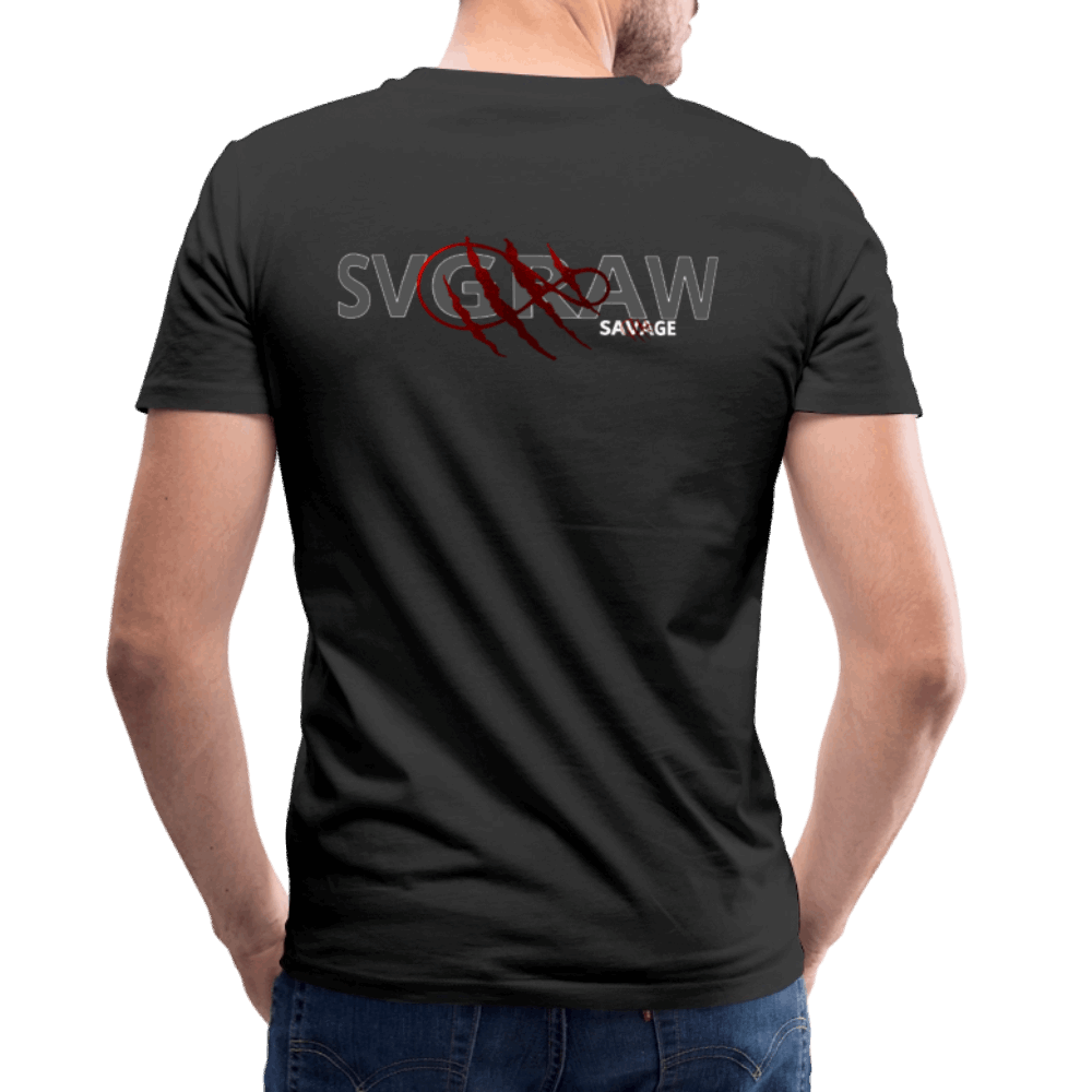 Men's V-Neck T-Shirt - black