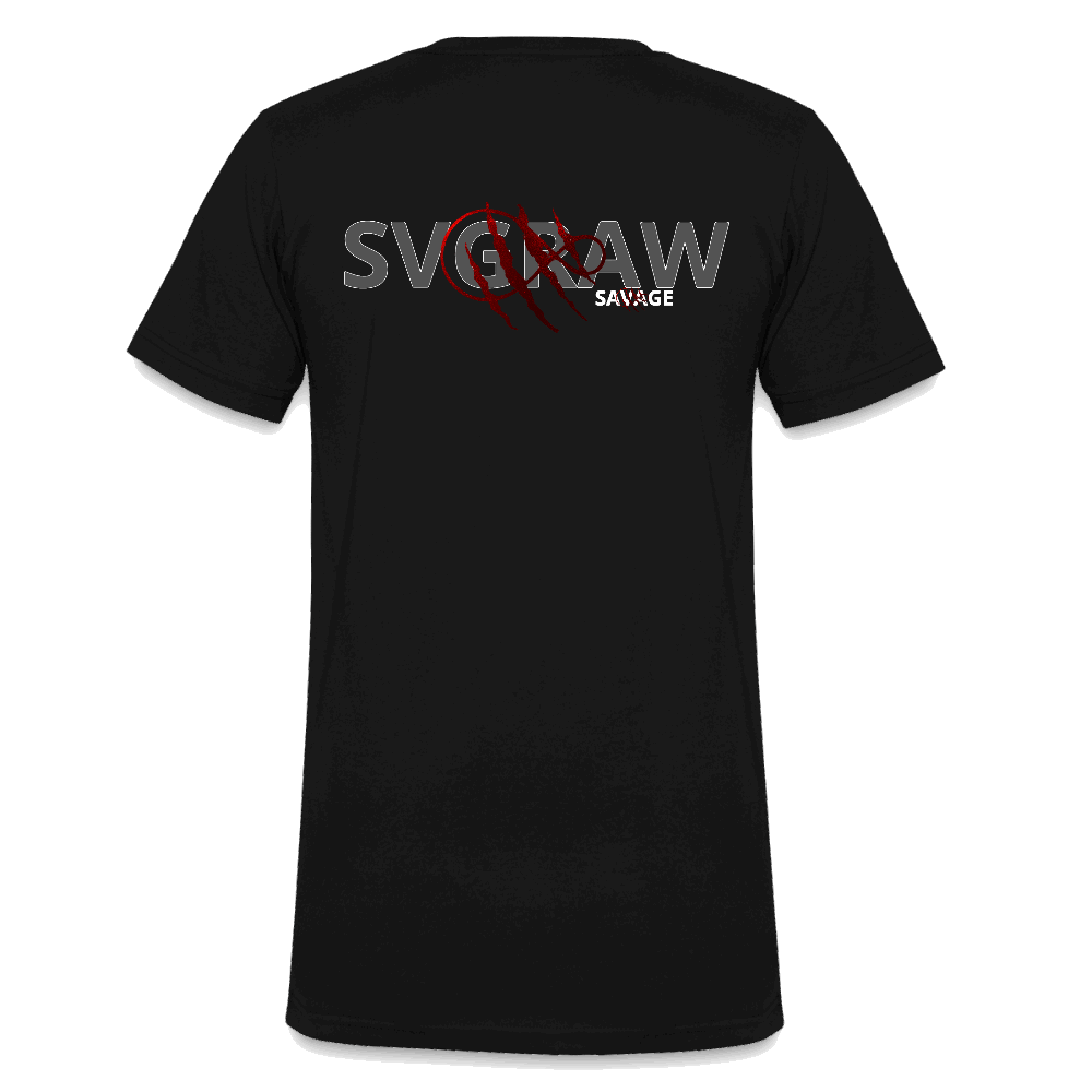 Men's V-Neck T-Shirt - black