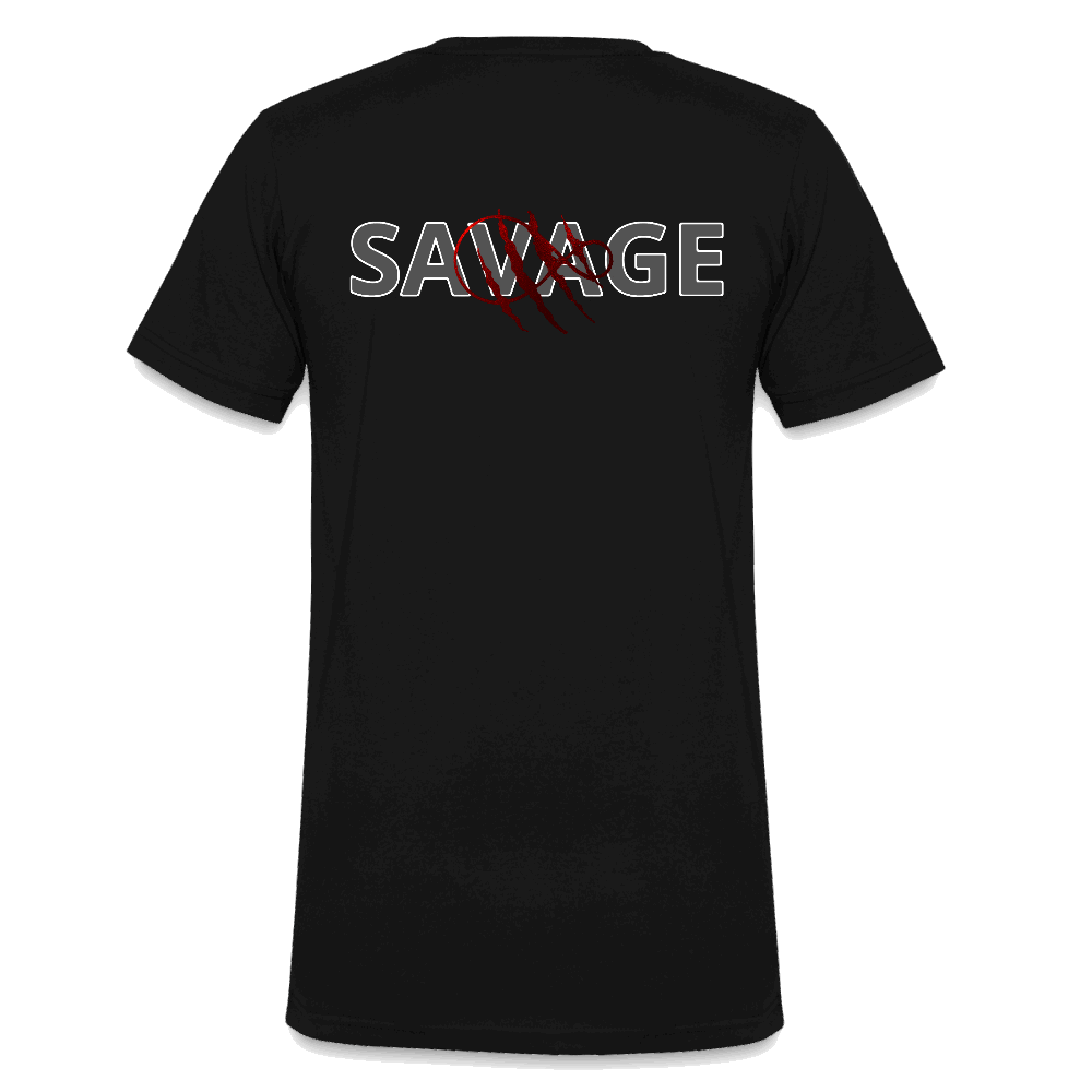 Men's V-Neck T-Shirt - black