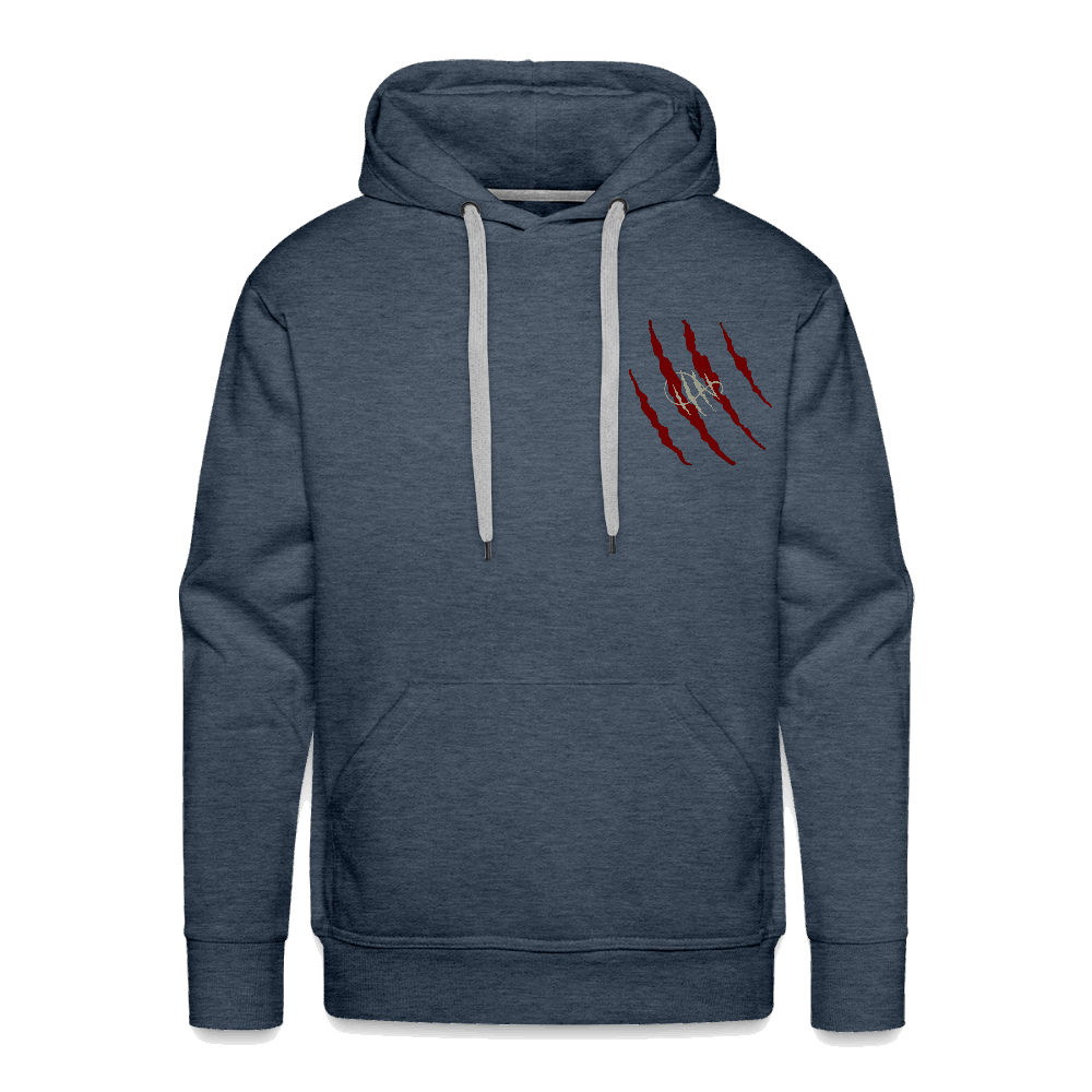 Men's Premium Hoodie - heather denim