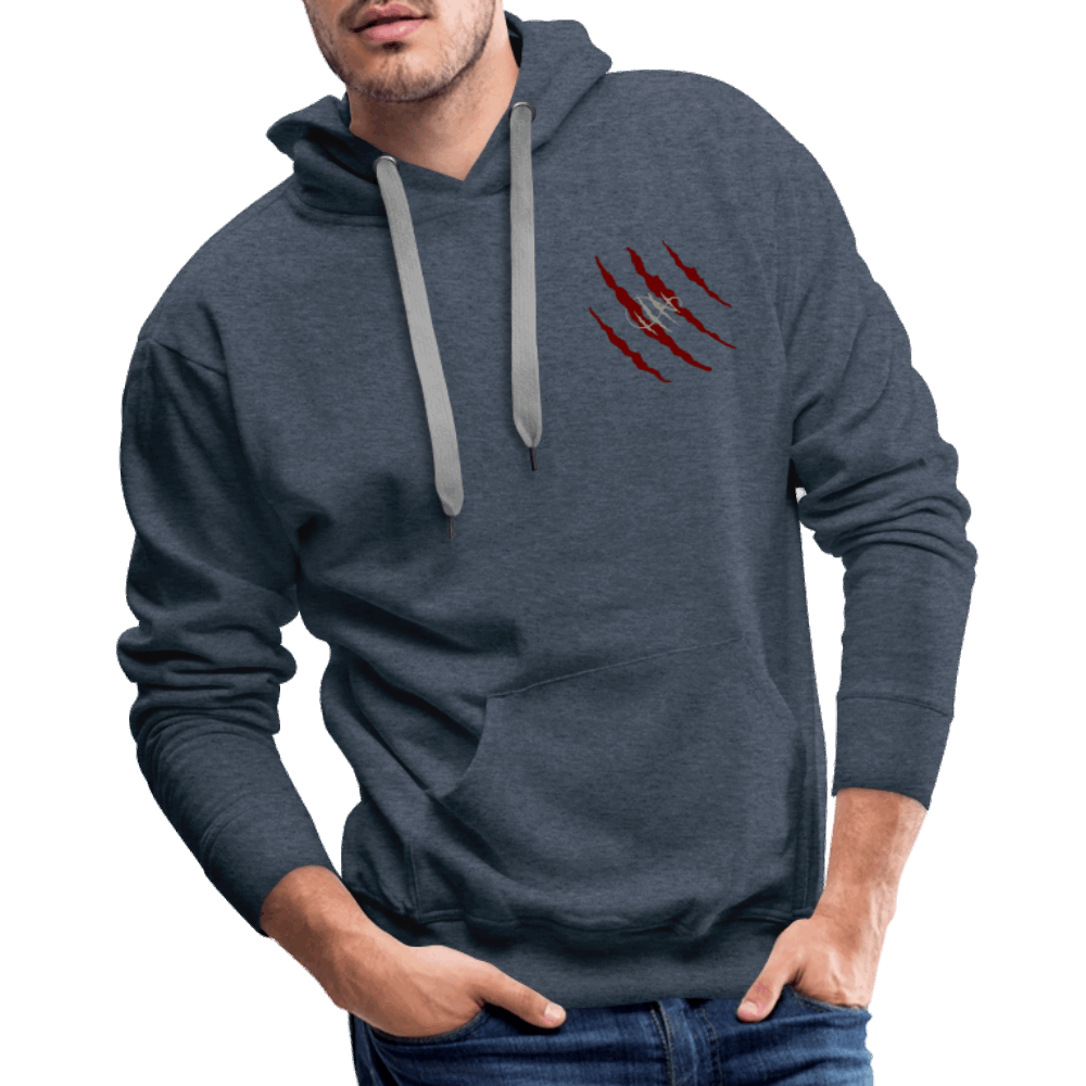 Men's Premium Hoodie - heather denim