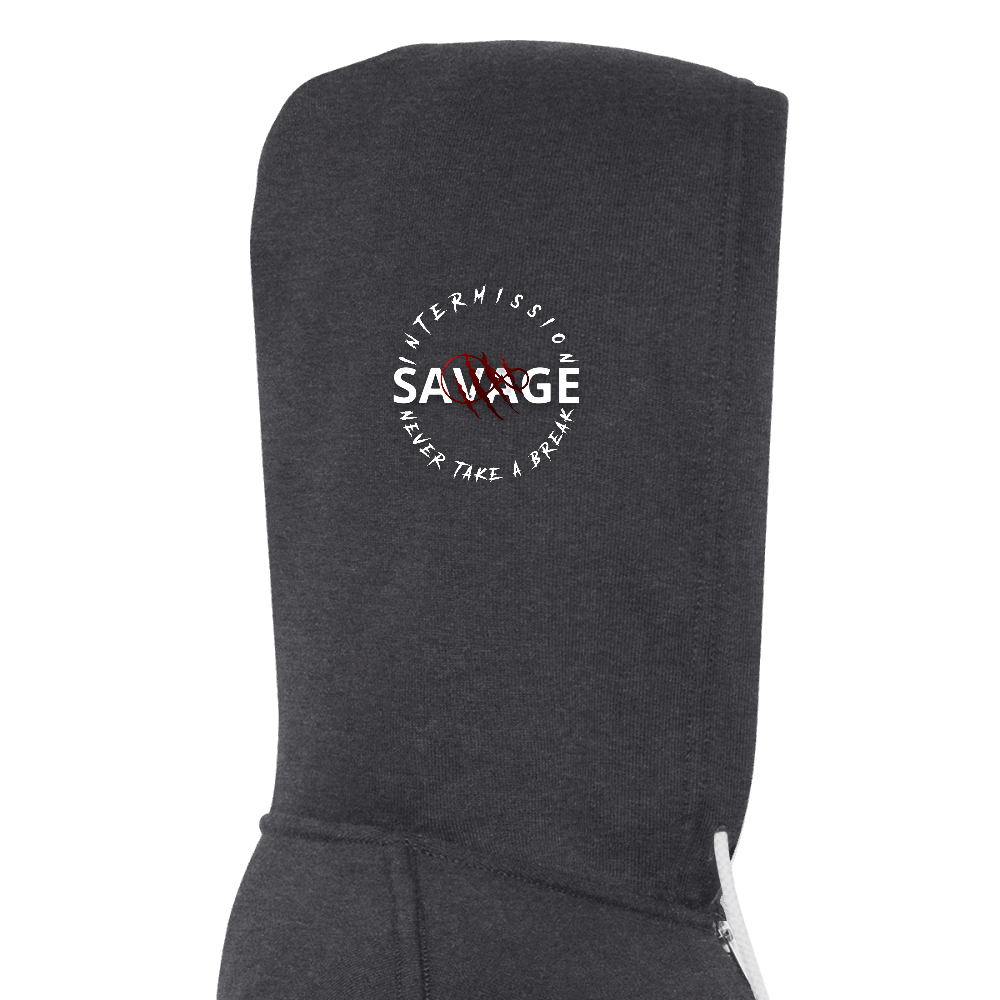 Unisex Comfy Premium Full Zip Hoodie - charcoal grey