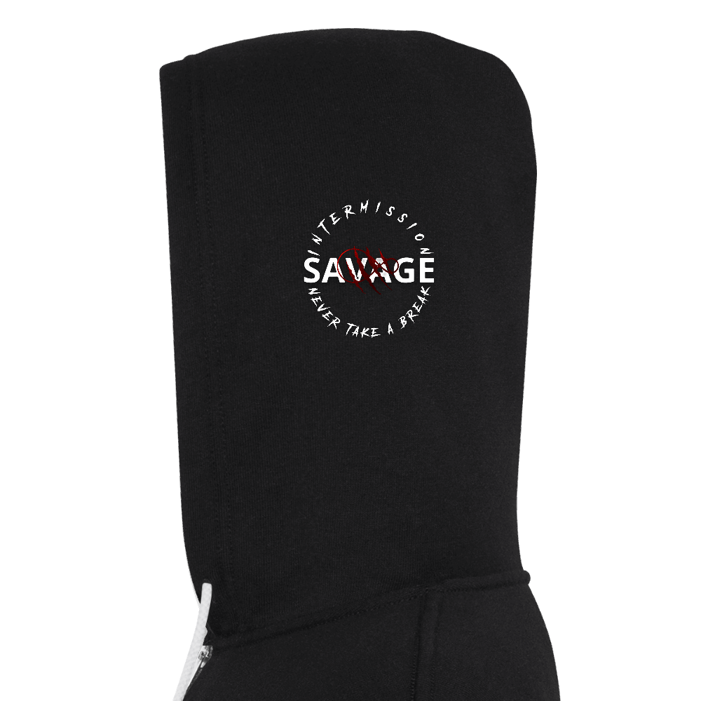 Unisex Comfy Premium Full Zip Hoodie - black