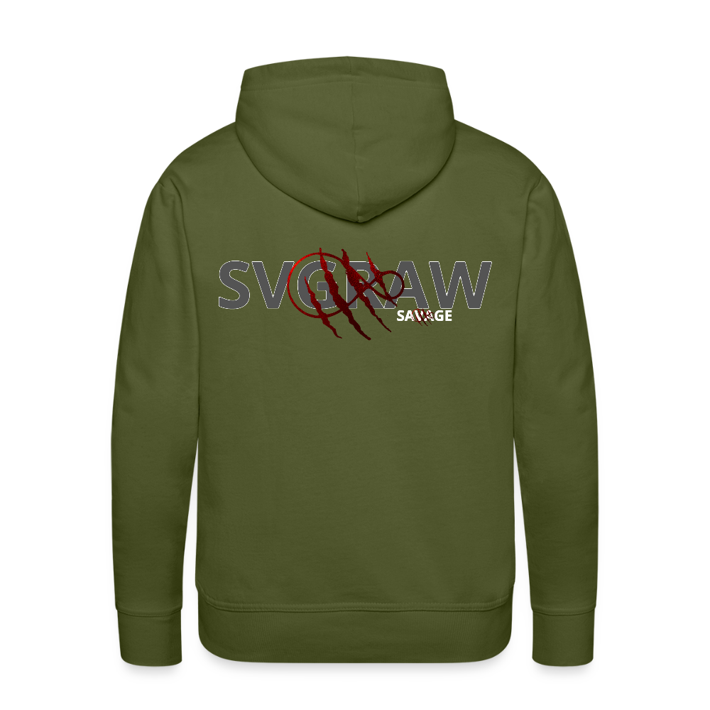 Men's Premium Hoodie - olive green