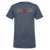 Men's V-Neck T-Shirt - heather navy