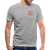 Men's V-Neck T-Shirt - heather gray