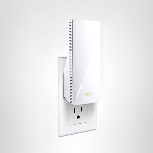 ASUS RP-BE58 BE3600 Dual Band WiFi 7 (802.11be) Range Extender, AiMesh Extender for Seamless mesh WiFi; Works with Any WiFi Router