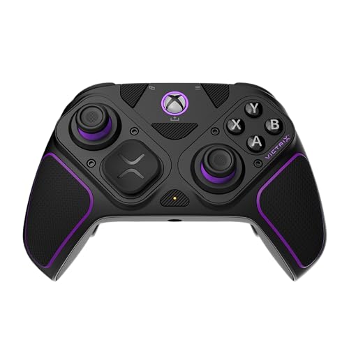 PDP Victrix Pro BFG Wireless Gaming Controller for Xbox Series X|S, Xbox One, Windows 10/11, Modular Gamepad, Dolby Atmos Audio, Remappable Buttons, Customizable Triggers/Paddles/D-Pad, PC App, Black